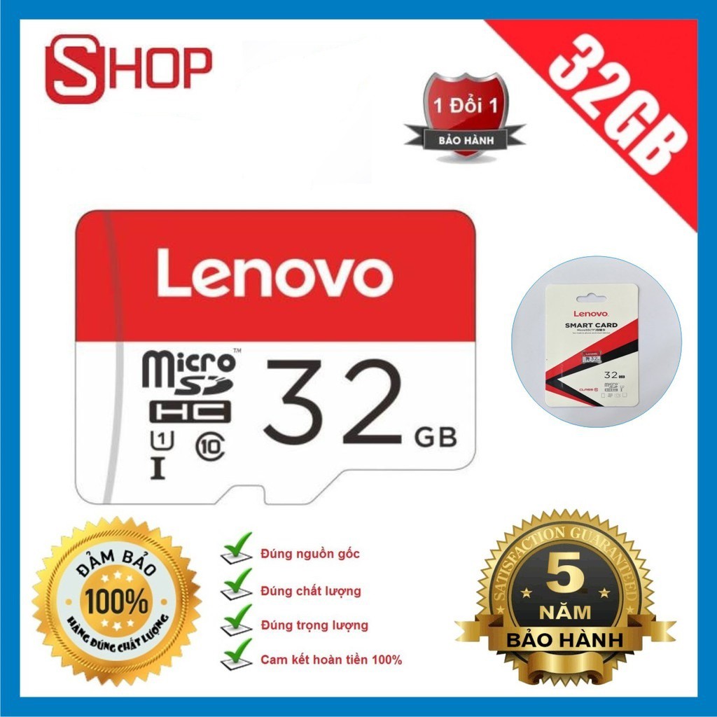 Thẻ nhớ Micro SD Lenovo Pro 32GB bản Pro chất lượng cao