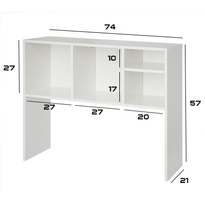 Kệ sách để bàn tiện dụng, chắc chắn, màu sắc hiện đại, kệ chắc chắn, dễ lắp ráp chất gỗ MDF