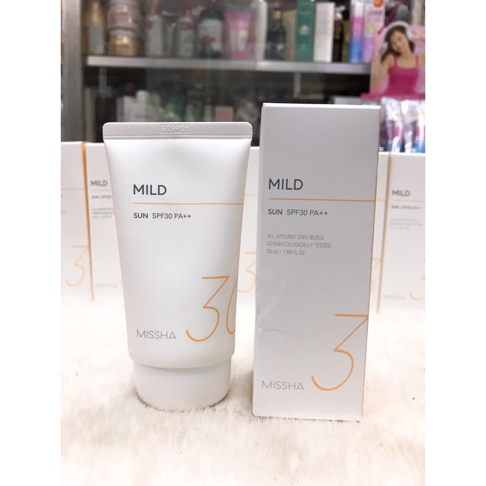 Kem Chống Nắng Dịu Nhẹ Cho Da Nhạy Cảm Missha All Around Safe Block Mild Sun SPF30/ PA++