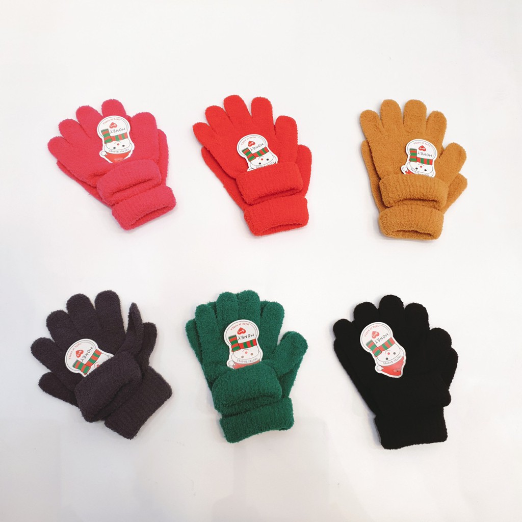 Găng Tay Len Hàn - Cho Bé 4 Đến 6 Tuổi (Găng ngón) (GT2)