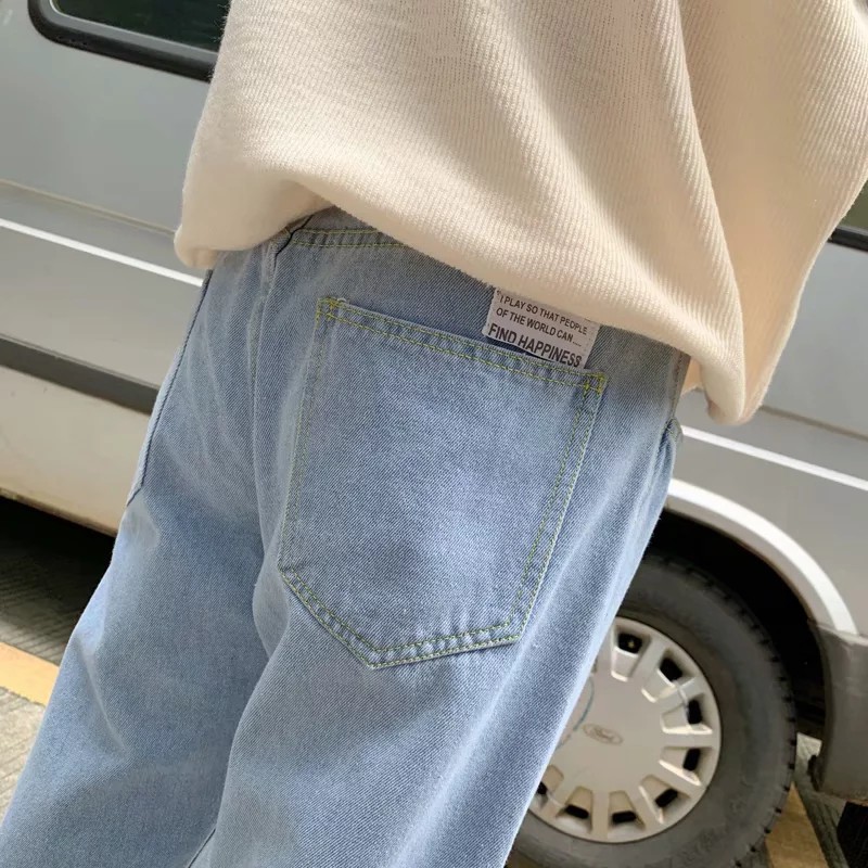 Quần Jean Dài Dáng Rộng Ống Suông Thời Trang Cho Nam Sinh | BigBuy360 - bigbuy360.vn