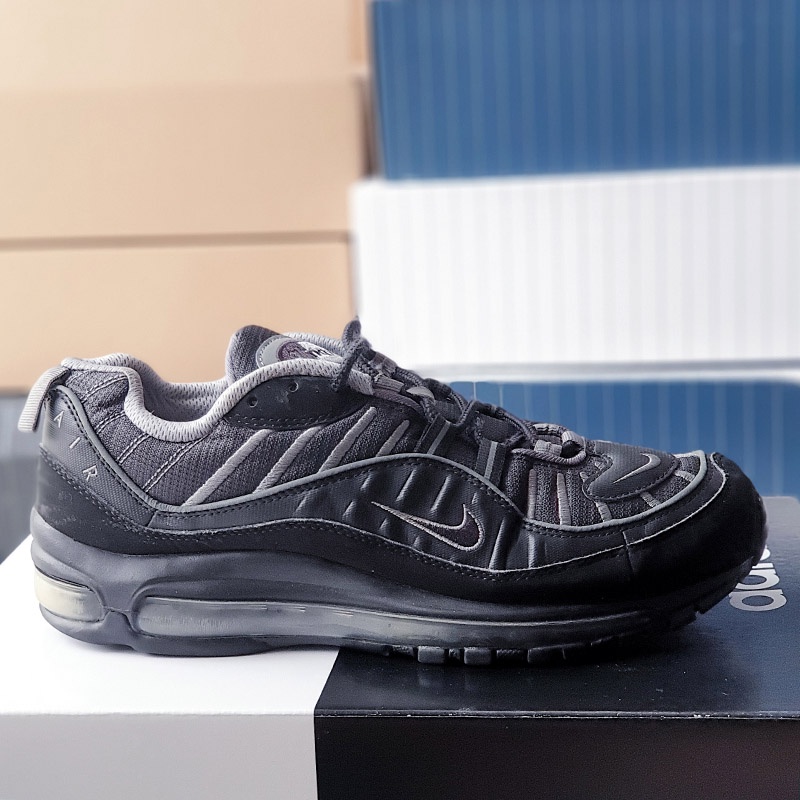 Giày Air Max 98 Black Smoke Grey-CI3693 002, size 42.5, real 2hand