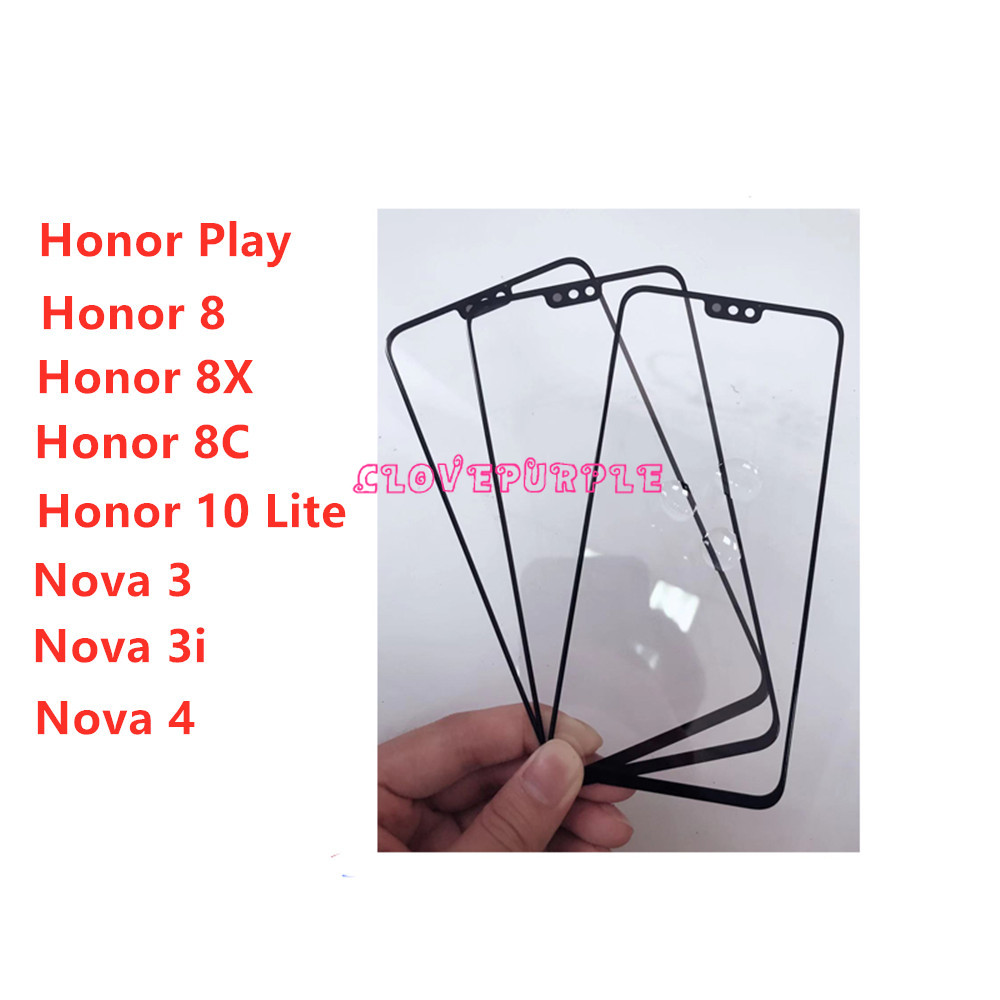 Set 2 Kính Cường Lực Cảm Ứng Cho Điện Thoại Huawei Honor Play 8 8x 8c Nova 3 3i 4