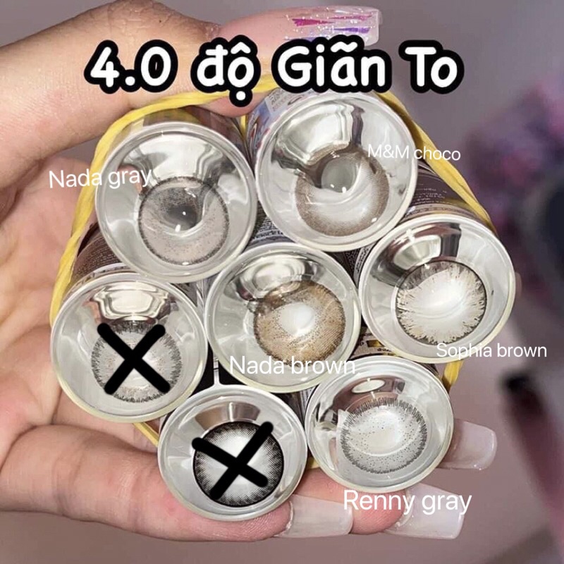 Lens Cận ( 4 Độ ) Tặng khay gương dụng cụ