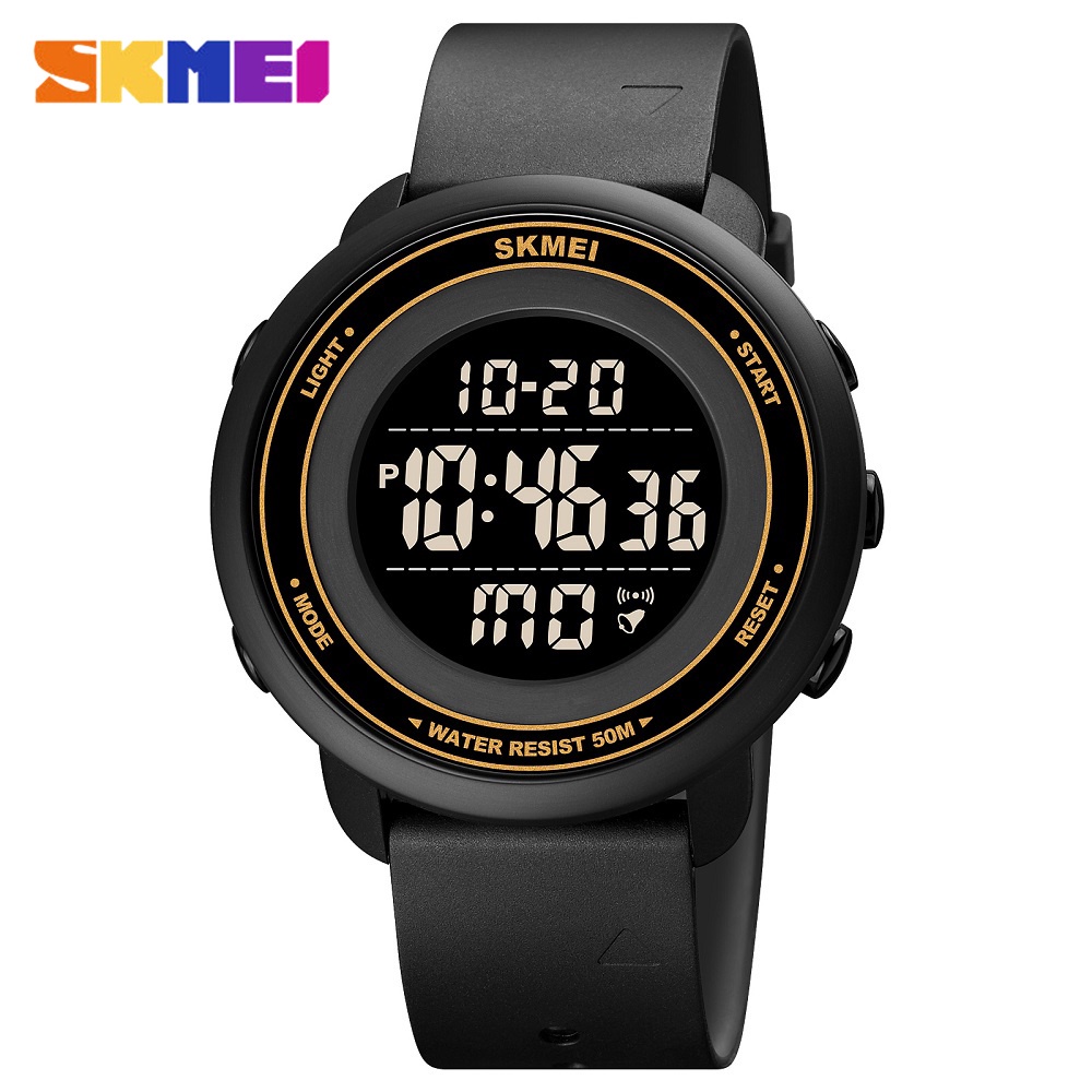 Đồng Hồ Điện Tử Đa Năng SKMEI 1736 Màn Hình Led Thiết Kế Đơn Giản Chống Thấm Nước Cho Nam