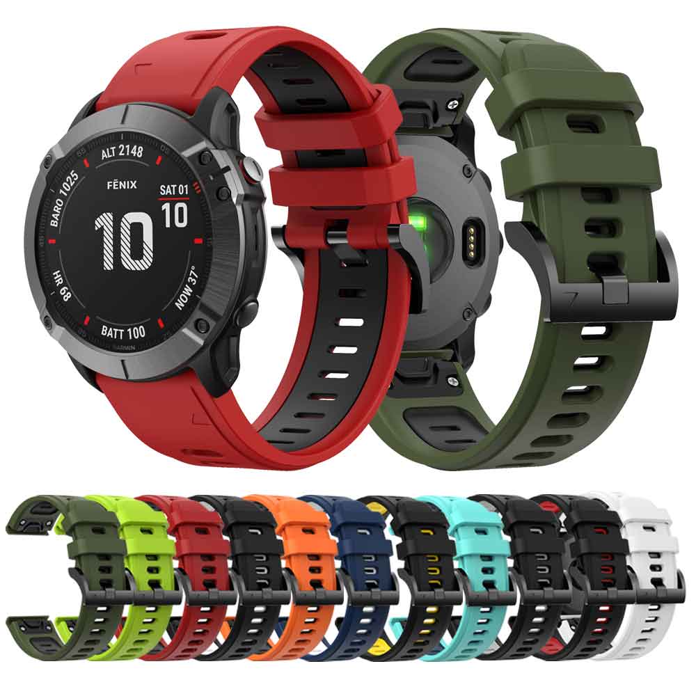 Dây Đeo Silicon 22mm Cho Đồng Hồ Garmin Fenix 6 / 6 Pro 5 / 5 Plus / Garmin Fenix 935 / 945 / Approach S62 S60