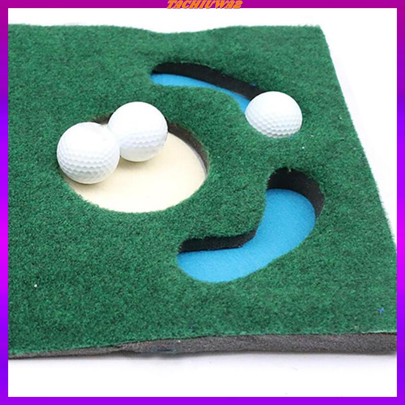 Thảm Tập Đánh Golf Bằng Sợi Tổng Hợp Màu Xanh Lá Nhỏ Gọn Tachiuwa2
