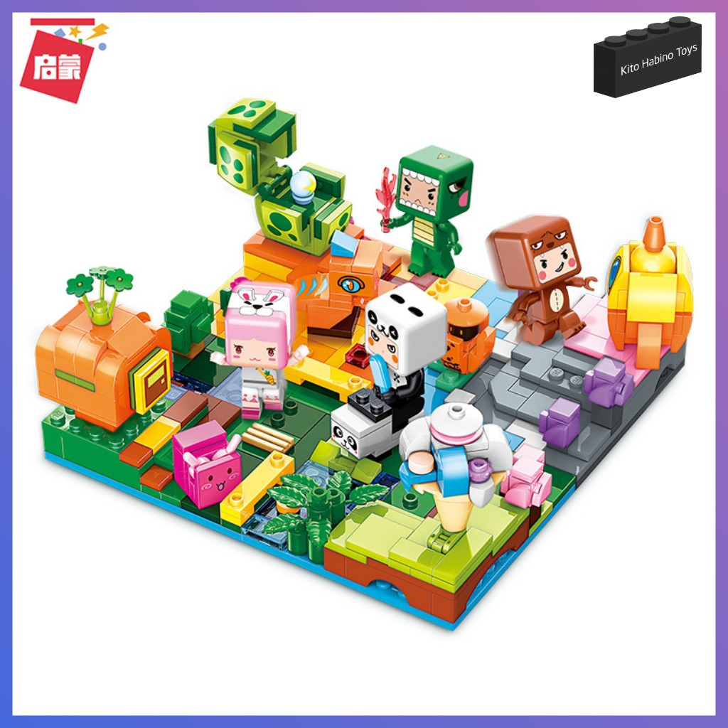 Bộ Lắp Ghép Đồ Chơi Lego Qman 72011 - Mô Hình Minecraft MiniWorld Gồm 4 Hộp