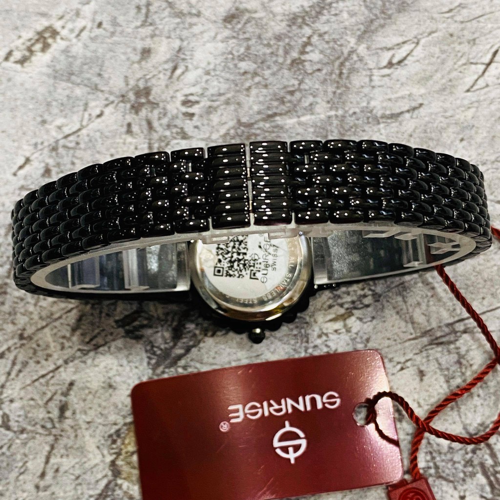 Đồng hồ Sunrise nữ chính hãng Nhật Bản L9808AA.DB.D - kính saphire chống trầy - đính