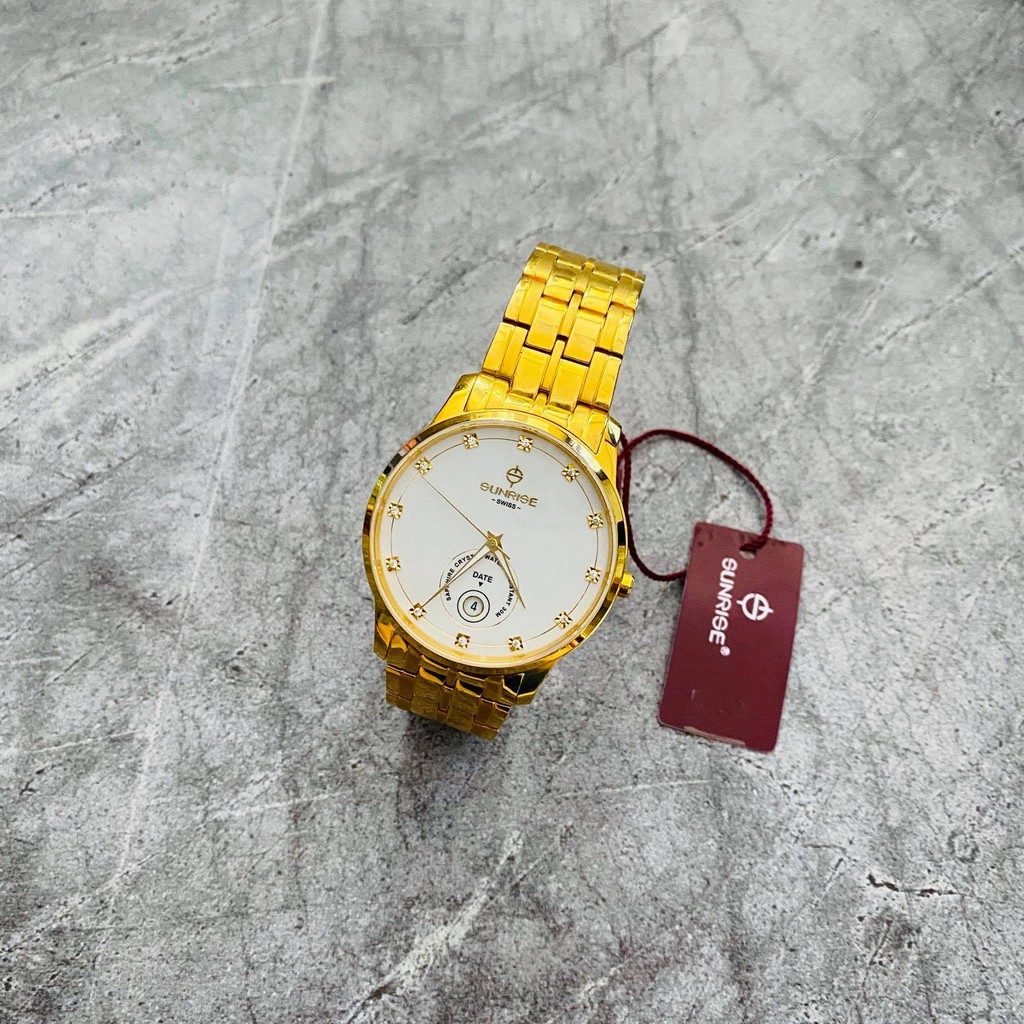 Đồng hồ Sunrise nam chính hãng Nhật Bản M1138.SA.G.T - kính saphire nguyên khối chốn