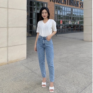 Quần Jeans Baggy Nữ - Baggy Violet Blue - Hashtagem ( Mã BJ - 02 )