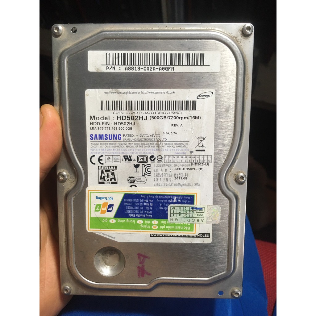 hdd pc ổ cứng máy tính bàn 3,5" hitachi 500gb 72%, samsung 500gb 74%, seagate 500gb 76% - ảnh thật | WebRaoVat - webraovat.net.vn