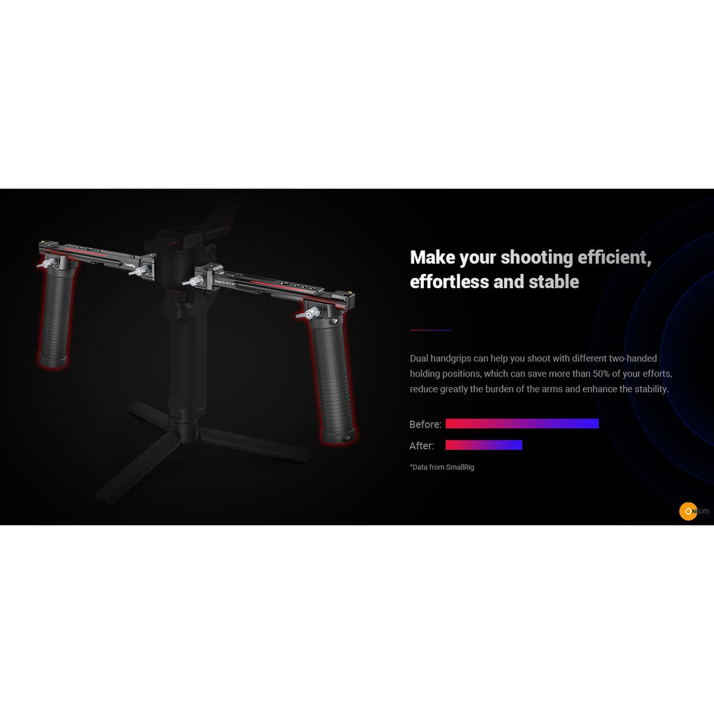 SmallRig Dual Handgrip DJI RONIN RS2 RSC2 3027 - Tay cầm đôi