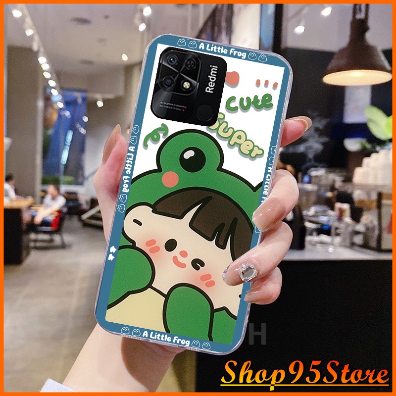 Ốp Redmi 10C - Redmi 10C Redmi 10A Poco C40 in hình Rick cute ngộ nghĩnh