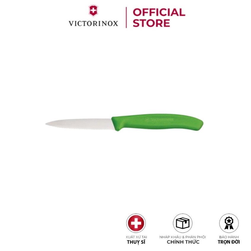 Dao bếp gọt Victorinox Paring Knives (wavy edge, 8cm) 6.7636.L114