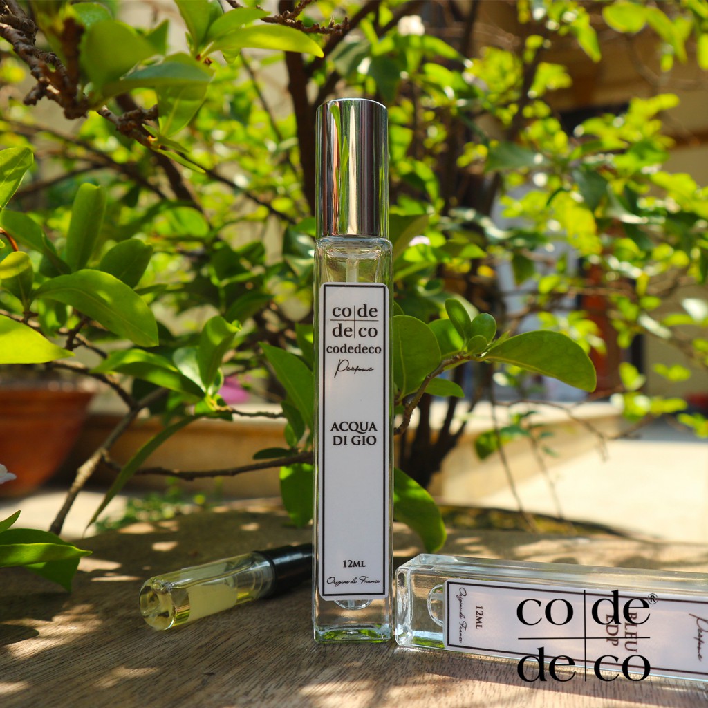 Tinh Dầu Nước Hoa Code Deco Acqua Di Gio 10ml, Nam Tính, Tươi Mát