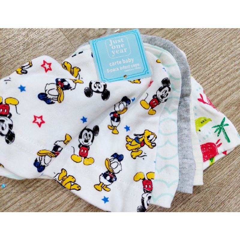 Được chọn mẫu - Set 5 mũ sơ sinh cho bé