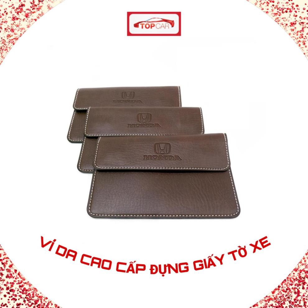 Ví Da Cao Cấp Đựng Vừa Đăng Kiểm, Giấy Tờ Ô Tô Có Logo Nhiều Hãng Xe