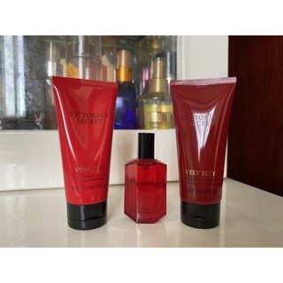 [TÁCH SET] Nước hoa, sữa dưỡng thể, gel tắm Very sexy đỏ Victoria secret Eau de parfum