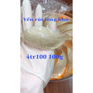 Yến rút lông khô loại 1 hàng chuẩn xuất khẩu