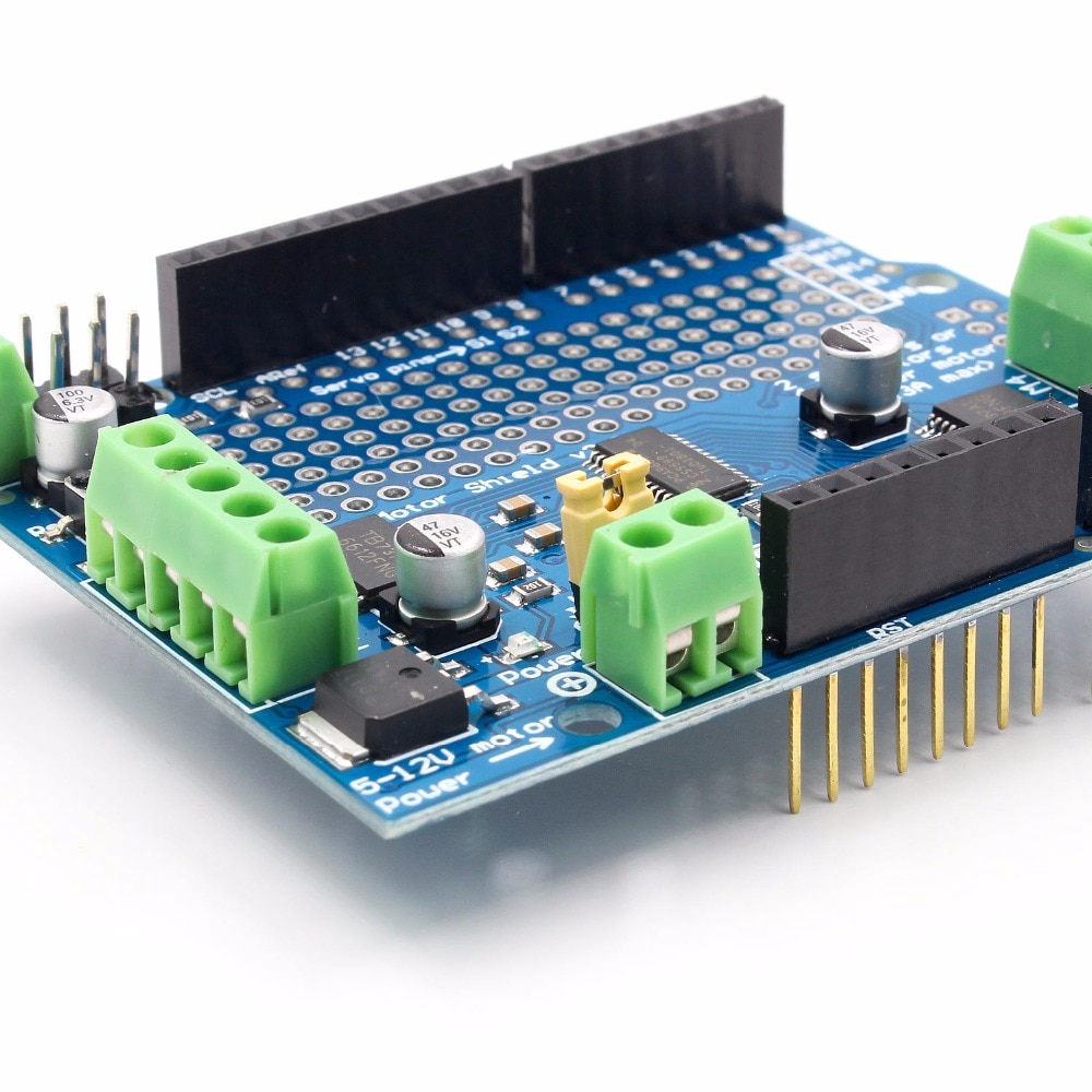 Bảng mạch điều khiển trợ lực động cơ bước PCA9685 PWM V2 PWM Uno Mega R3 L293D chuẩn IIC TB6612 | BigBuy360 - bigbuy360.vn