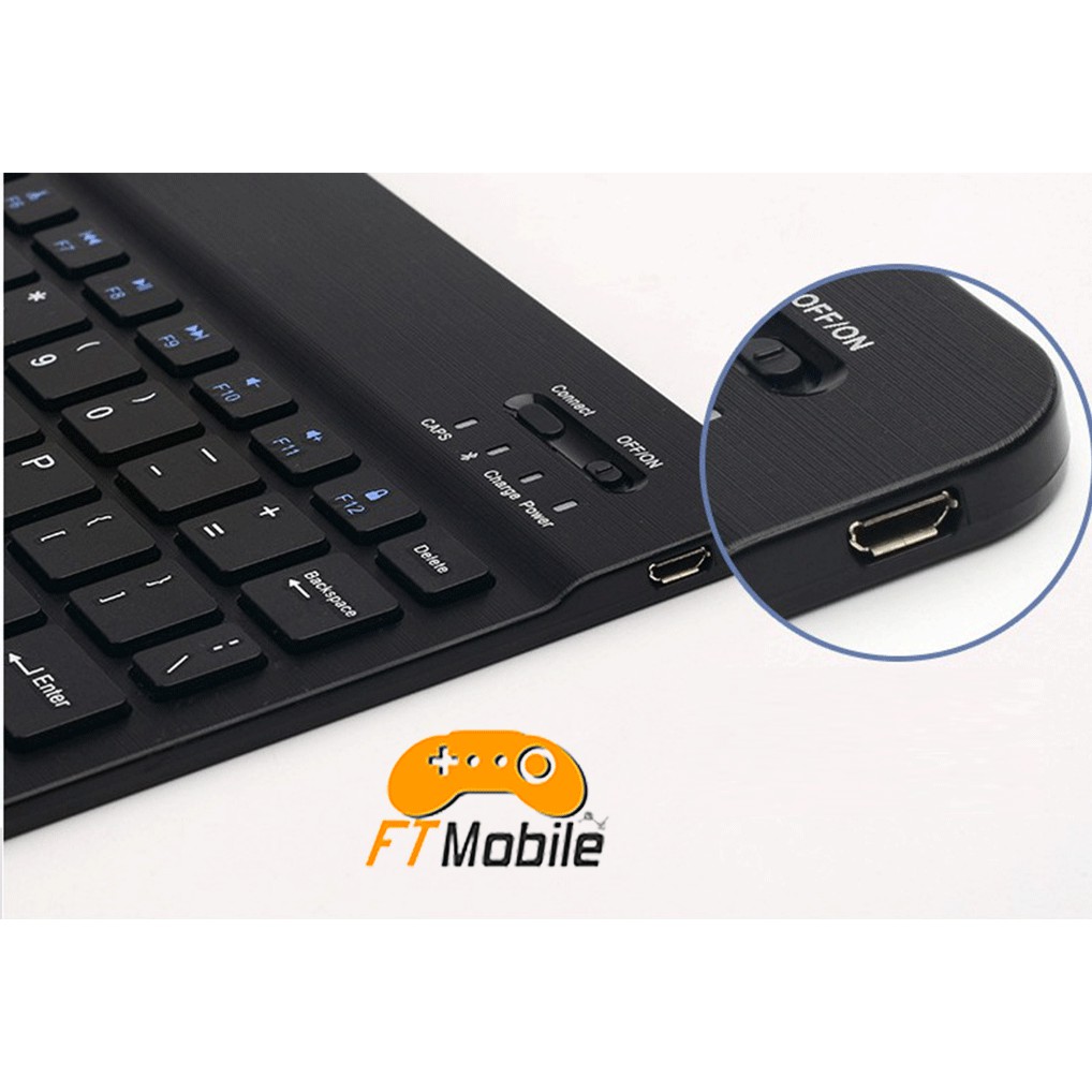 Bàn Phím BlueTooth Nhỏ Gọn Tiện Dụng Cho Máy Tính bảng Điện Thoại
