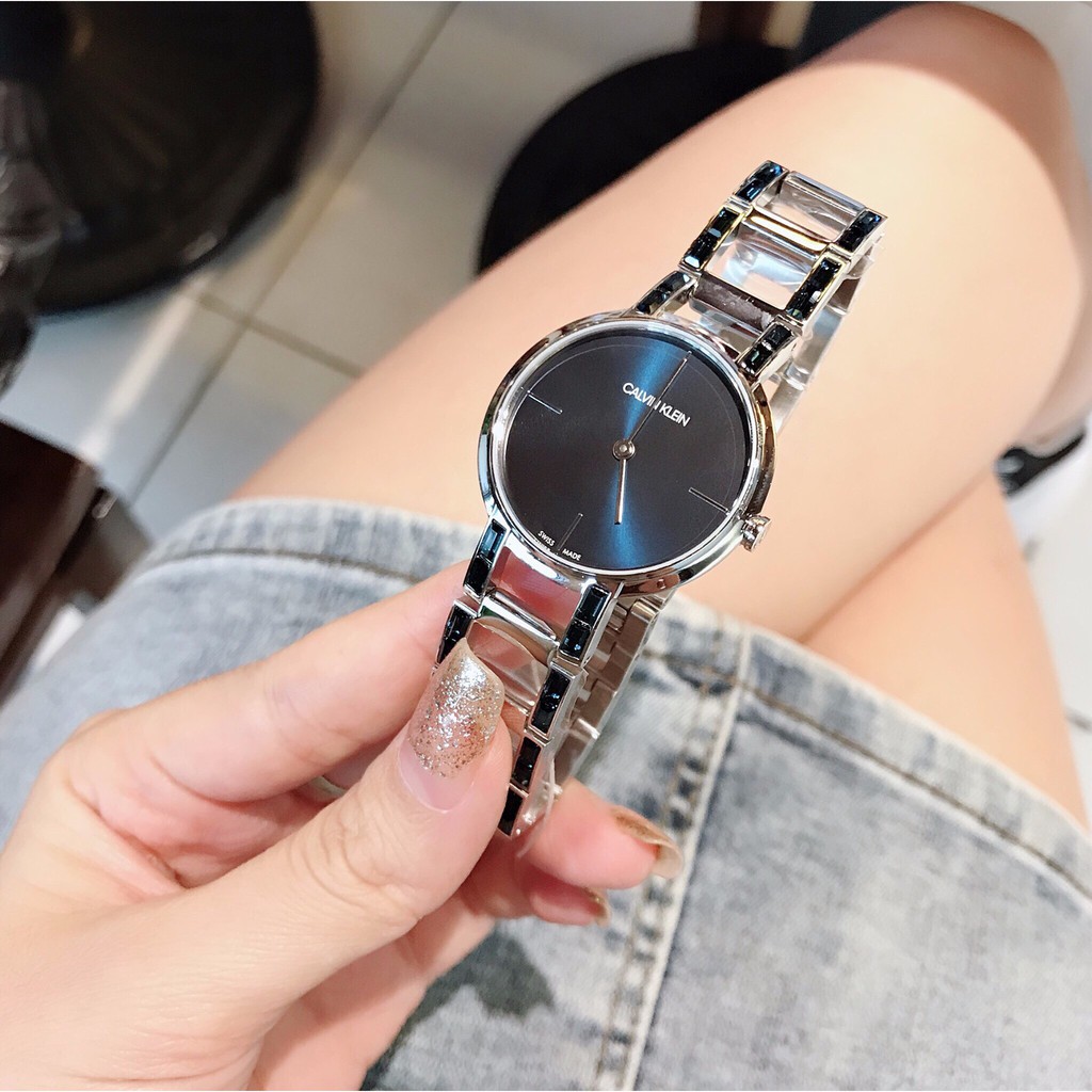 Đồng hồ nữ Calvin klein K8NZ3VVN - Máy Quartz Pin - Kính khoáng cứng