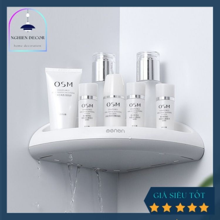 Kệ Góc Dán Tường OENON Cao Cấp, Kệ Giá Để Đồ Nhà Bếp Đa Năng