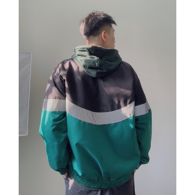 Jacket ( áo khoác dù ) / Re / - Dark green