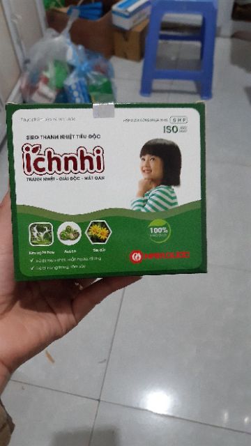 Thanh nhiệt tiêu độc Ích Nhi giúp thanh nhiêtn ,mát gan,lợi mật