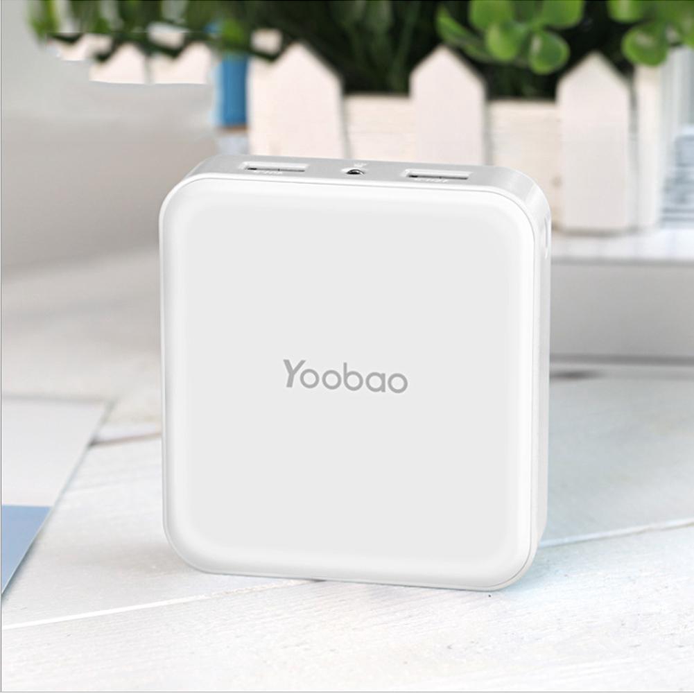 💜Yoobao YB6024 Power Bank 1000mAh Dual USB Nguồn di động có đèn pin LED