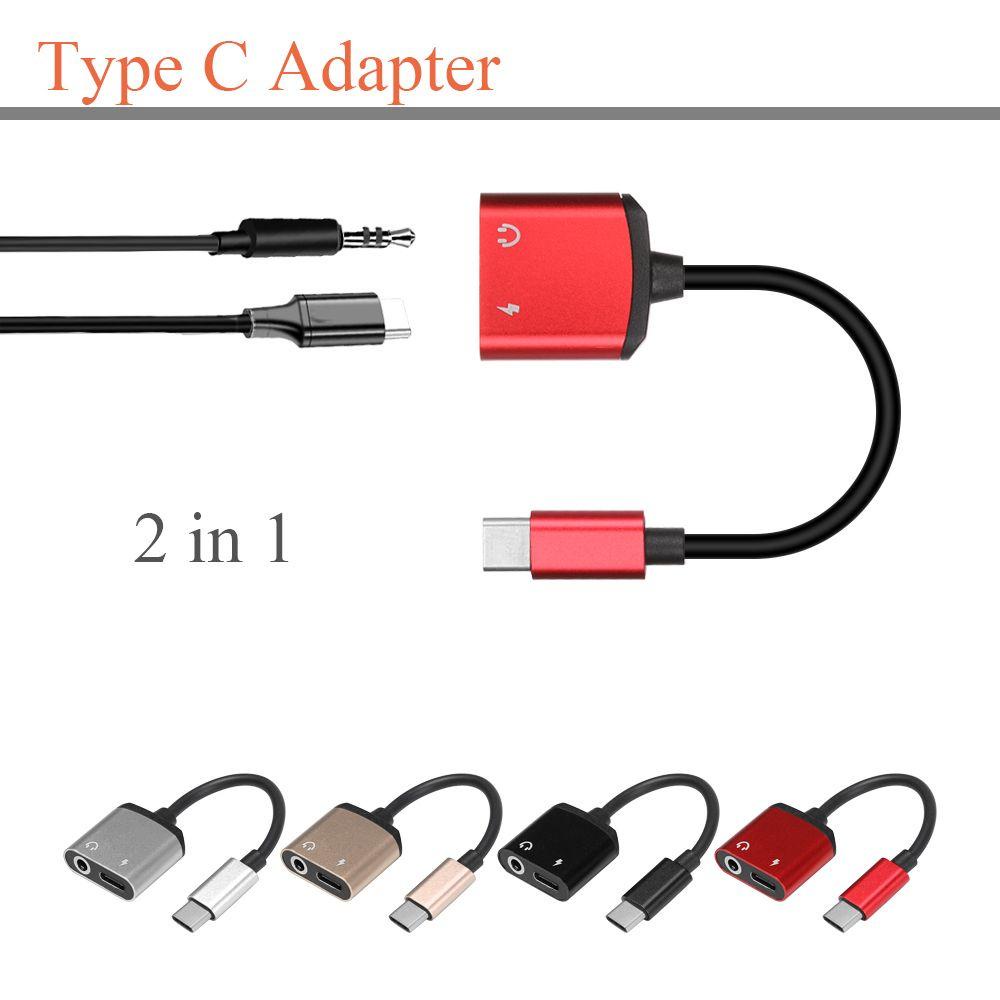 MYRONGVN Cáp ChuyểN ĐổI Âm Thanh 2 Trong 1 BằNg HợP Kim Nhôm