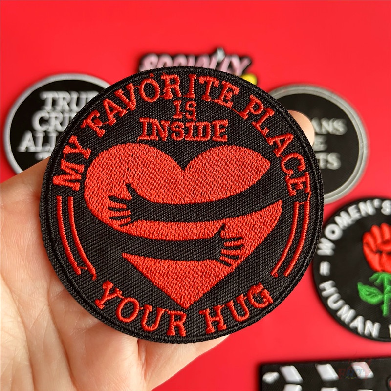 ☸ Miếng Dán Ủi Hình Chữ Always - Tiếng Anh ☸ 1 Sticker Ủi Thêu Hình Huy Hiệu
