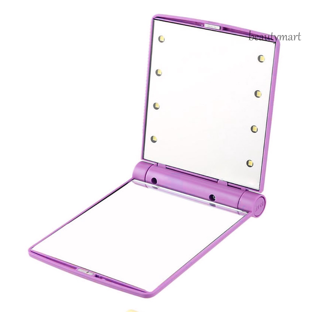 Gương Trang Điểm Để Bàn 8 Bóng Led Có Thể Gấp Gọn Tiện Dụng