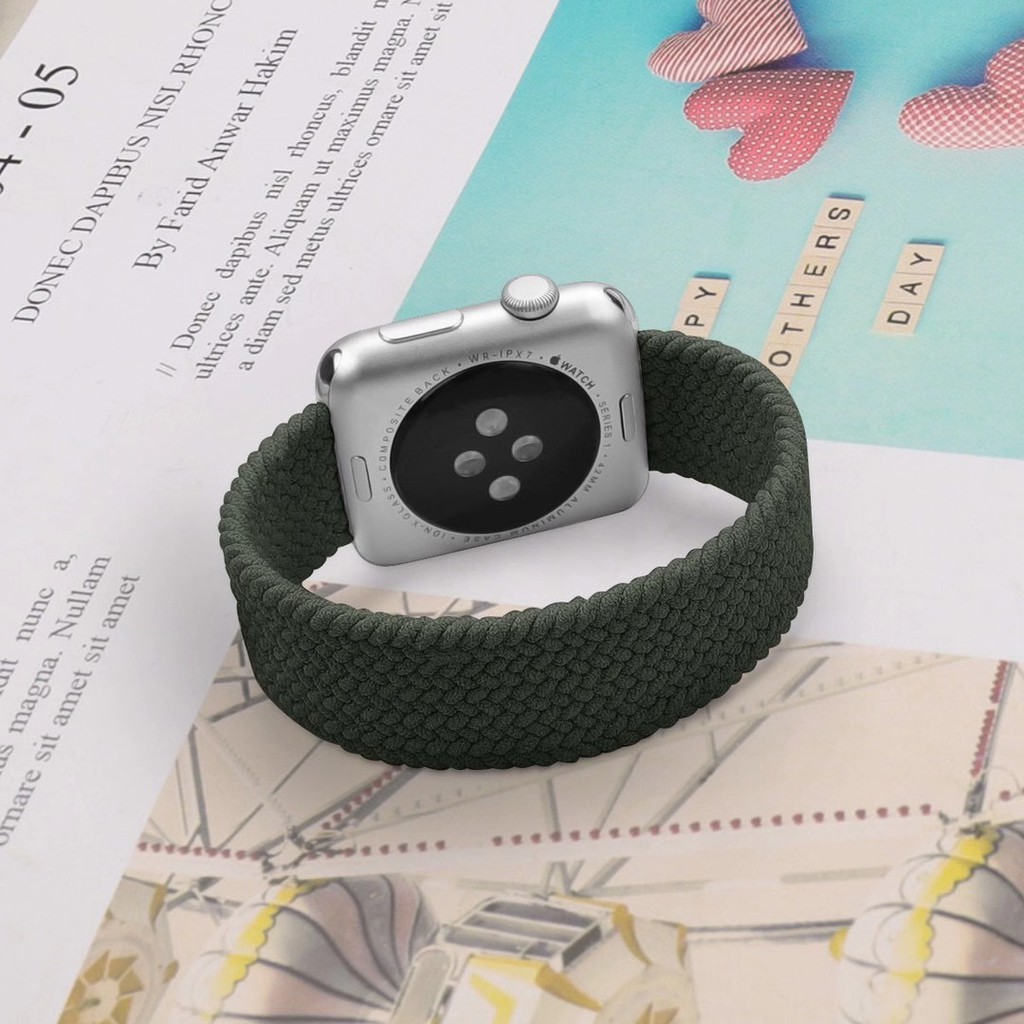 Dây Đeo Co Dãn Cho Đồng Hồ Thông Minh Apple Watch Series 1 / 2 / 3 / 4 / 5 / 6 / Se, 38mm / 42mm / 40mm / 44mm