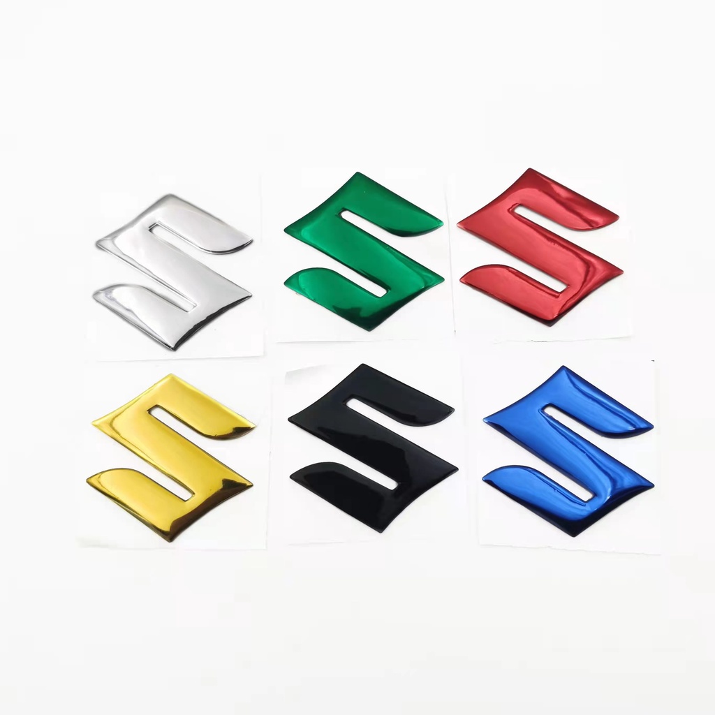 Miếng Dán logo suzuki Bằng Nhôm Trang Trí Xe Hơi