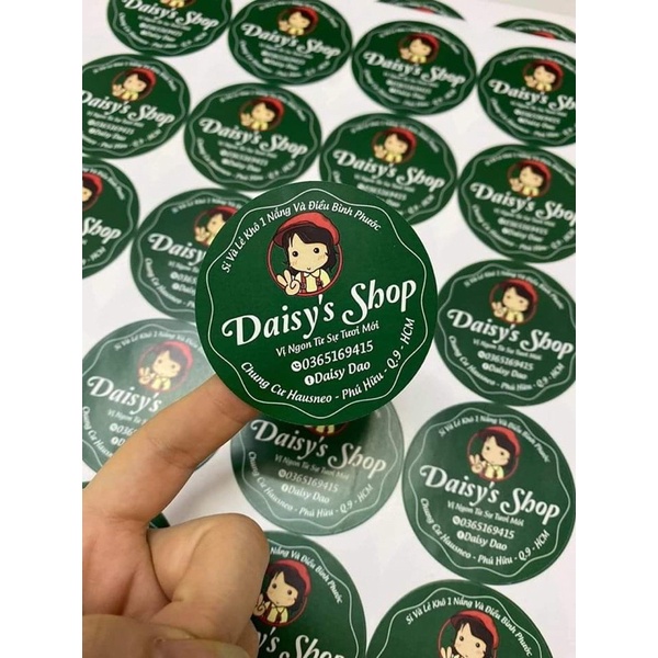 In tem decal dán THEO YÊU CẦU