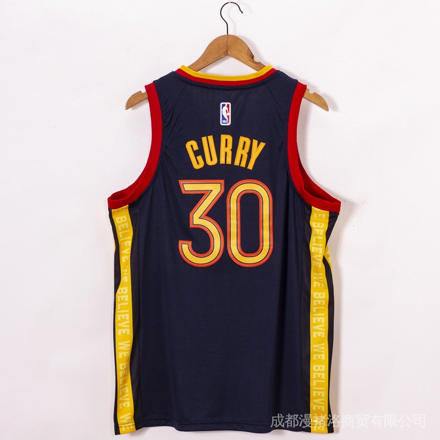 Áo jersey bóng rổ NBA phiên bản thành phố FEBy Golden State Warrior số 30 Stephen Curry