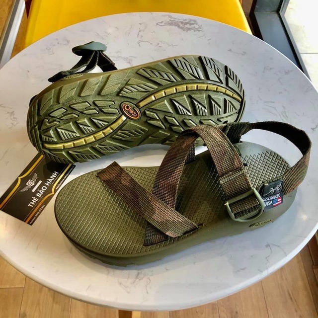 Dép Sandal Nam Chaco Rằn Ri Đế Thơm Mã D101