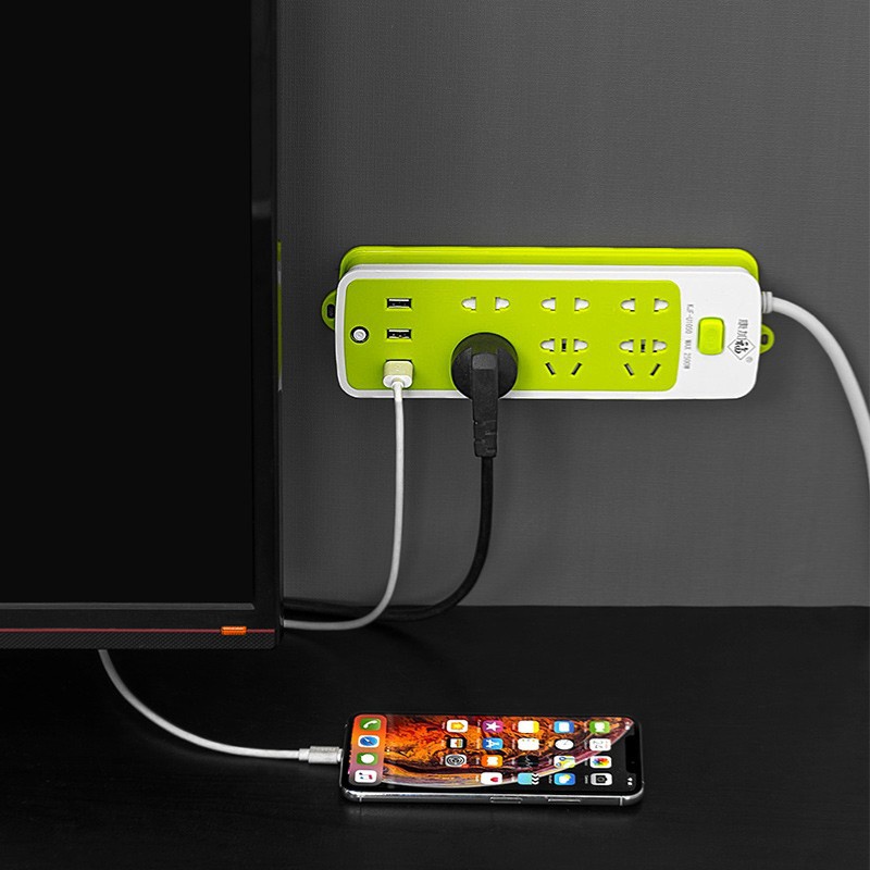 Ổ điện đa năng chống giật 9 ổ cắm 3 cổng USB tiện lợi, Ổ cắm đa năng nhập khẩu Thái Lan