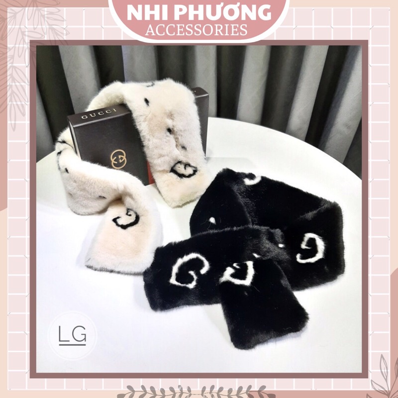 Khăn quàng cổ lông gucci