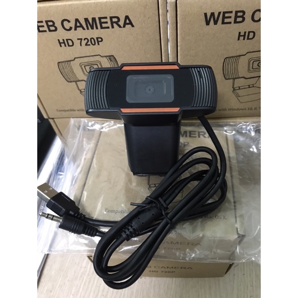 Webcam chân kẹp siêu nét 720p có Mic - dễ sử dụng
