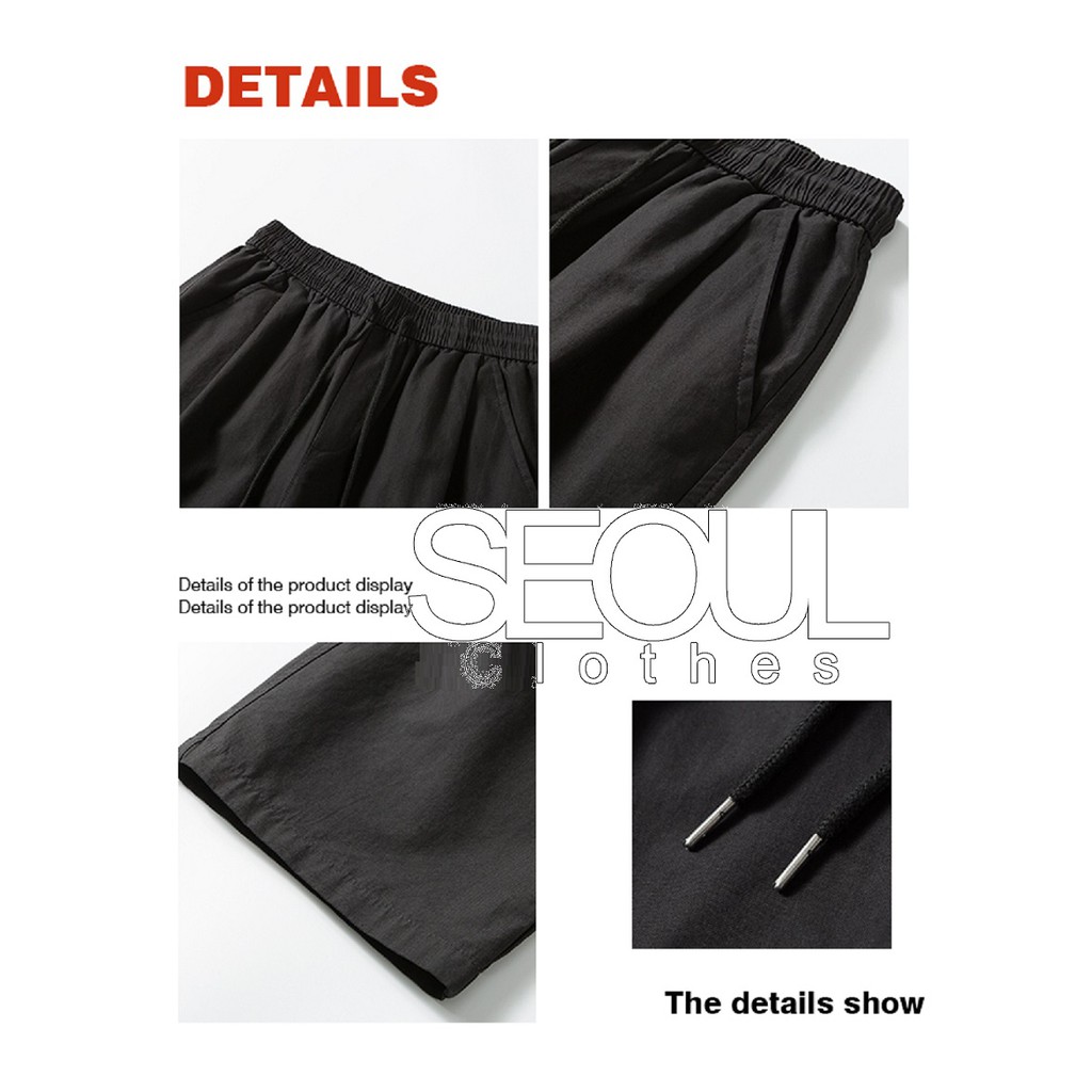 Quần vải nam Hàn Quốc dáng rộng Trousers Loose SCT7TR64