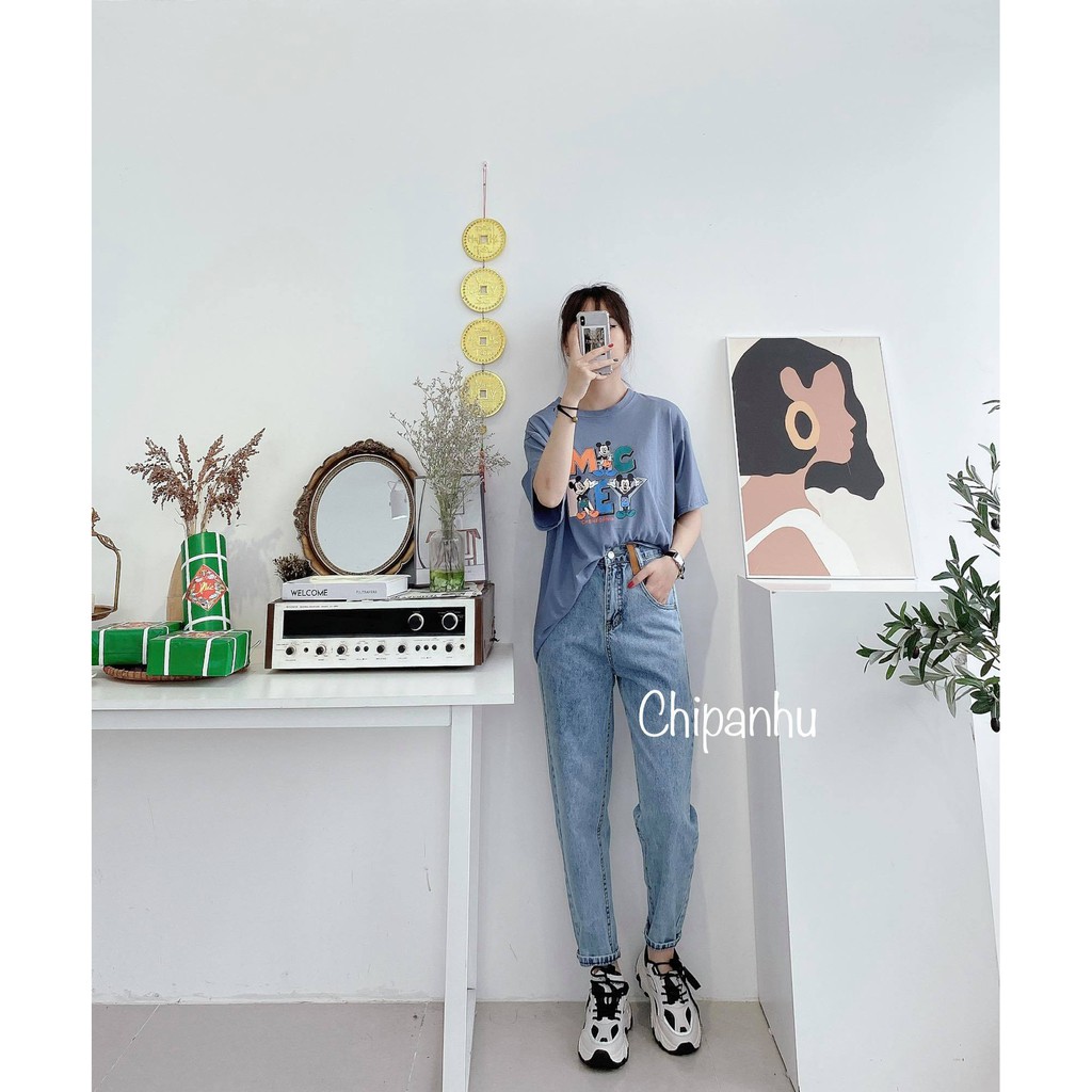 QUẦN BAGGY NHẠT 1 TÚI BE ĐAI DA QBG2618