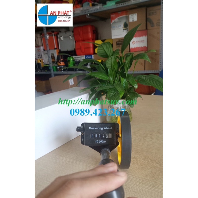 Thước lăn đường bánh xe đo chiều dài đường