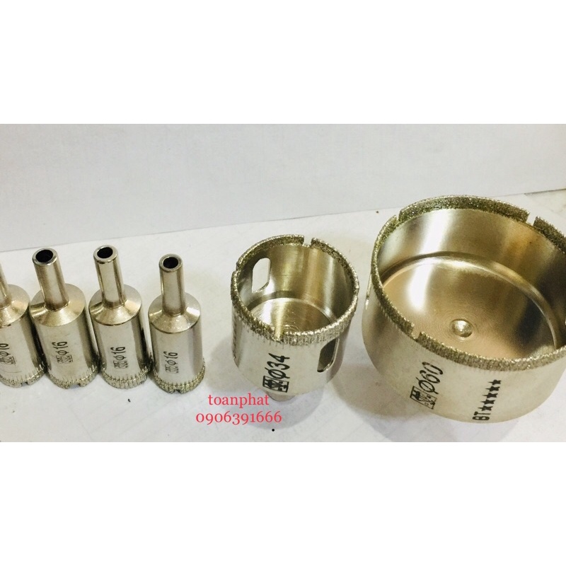 Mũi khoét kính,nhựa, gạch, mặt đá, bê tông