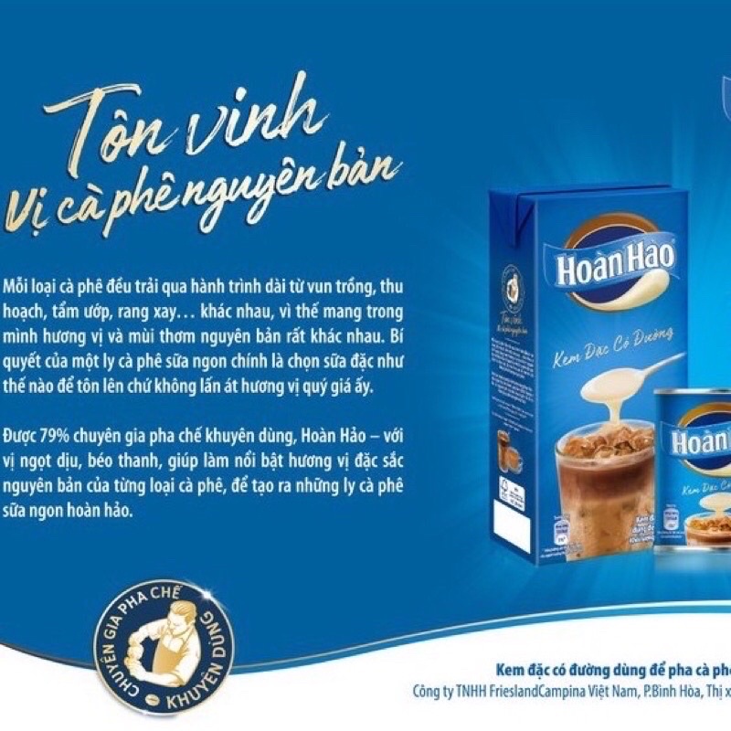 Sữa Đặc Hoàn Hảo Lon 380g