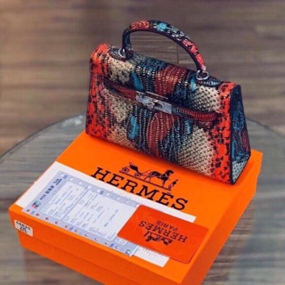 Túi HM kì nhông pha màu FULL BOX