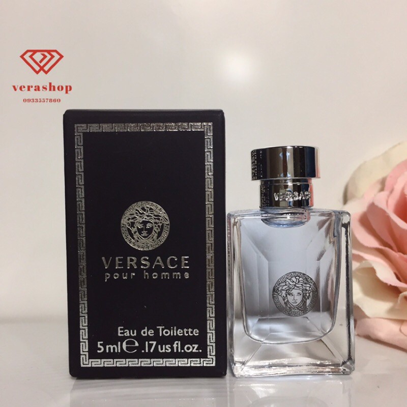  Nước hoa nam Versace Pour Homme 5ml chính hãng tươi mát nam tính lịch lãm
