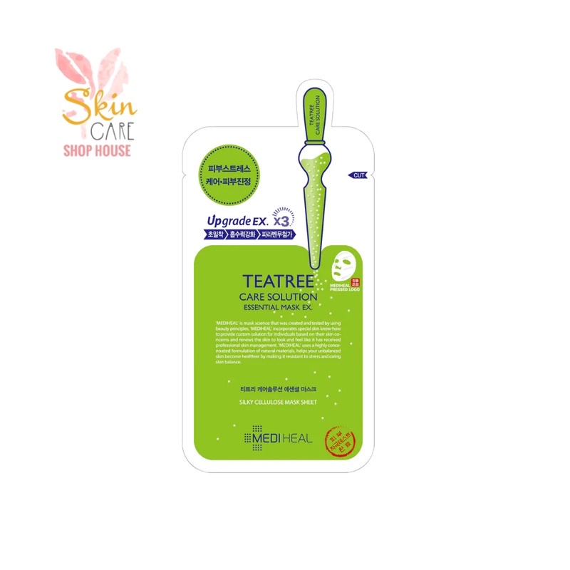 Mặt nạ dưỡng da Mediheal Teatree, N.M.F Aquaring, Vita Lightbeam, Placenta Revital và Collagen EX Essential Mask 24ml